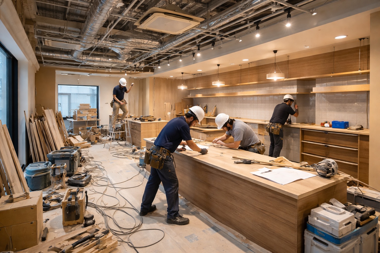 ポポラマーマあさか台店改装工事