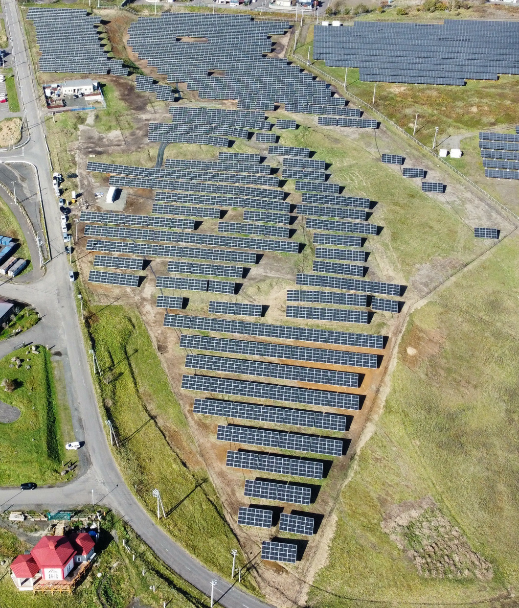 北海道釧路市益浦 太陽光発電所工事